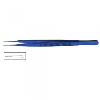 Gerald Tissue Forcep Straight, 1.0mm Platforms,18cm Straight, 1.0mm Platforms,20cm